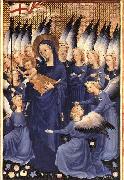 unknow artist Wilton Diptych: Virgin and Child with Angels oil on canvas